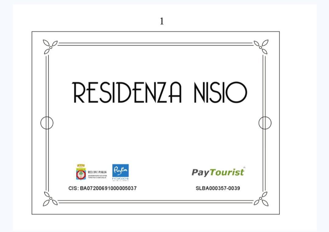 Вилла Residenza Nisio Бари Номер фото